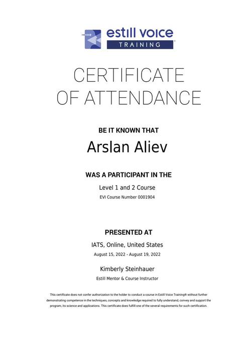 EVT Level 1 & 2
